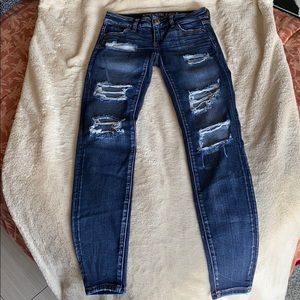American Eagle outfitters skinny distressed jeans